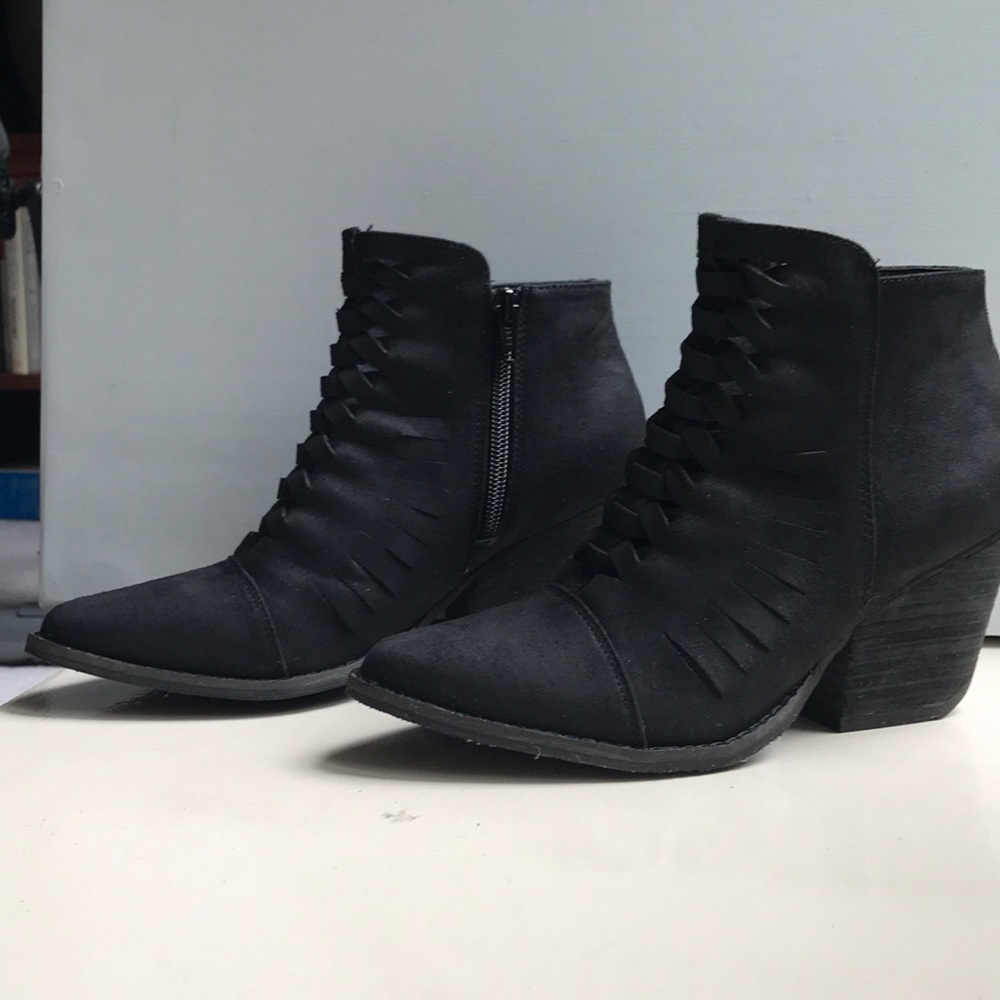 Black ankle boots - Picture 2 of 7